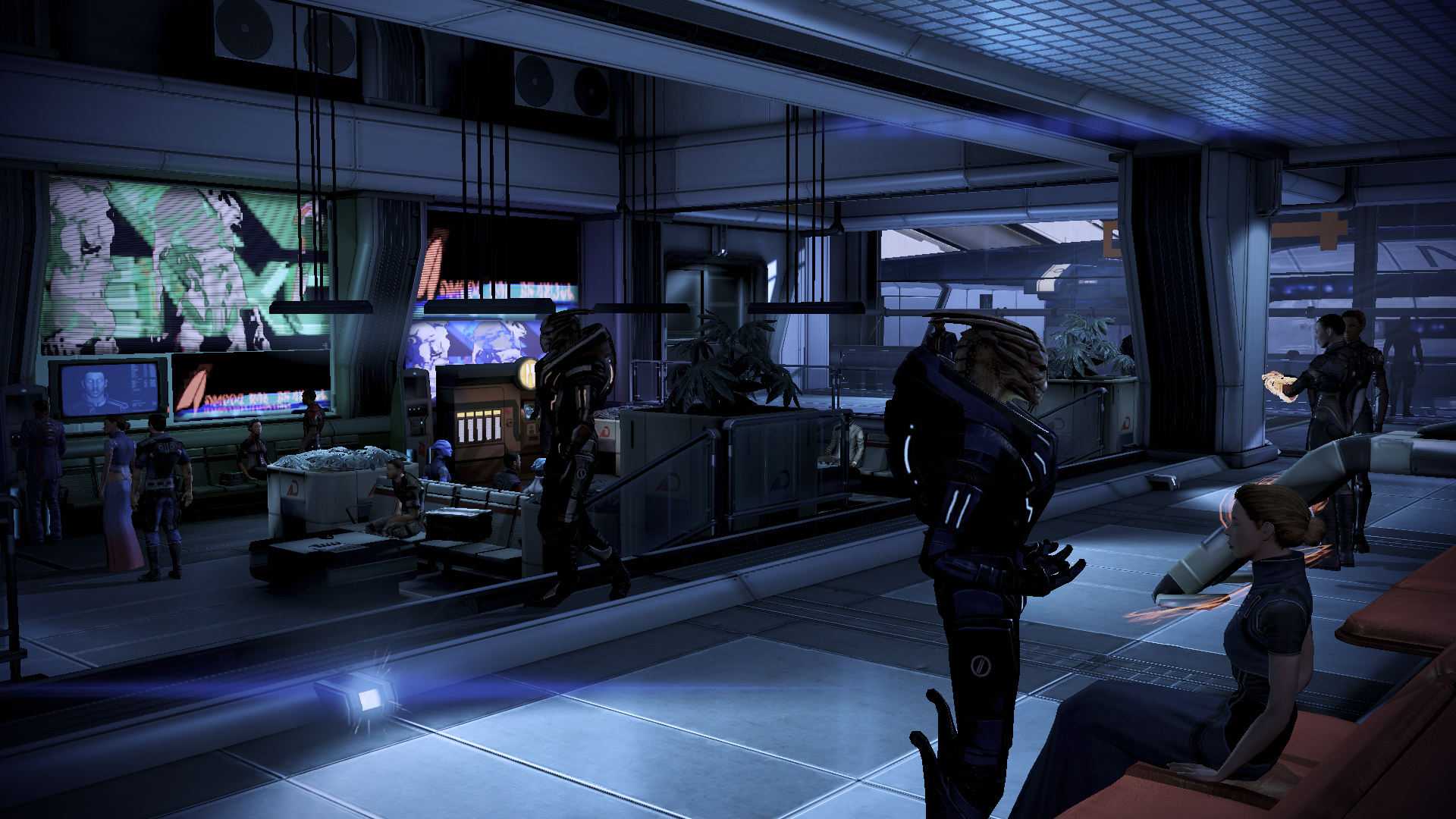 Normandy Dock Bay D24 Mass Effect Wiki Mass Effect Mass Effect 2 Mass Effect 3