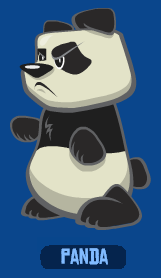 Panda blue