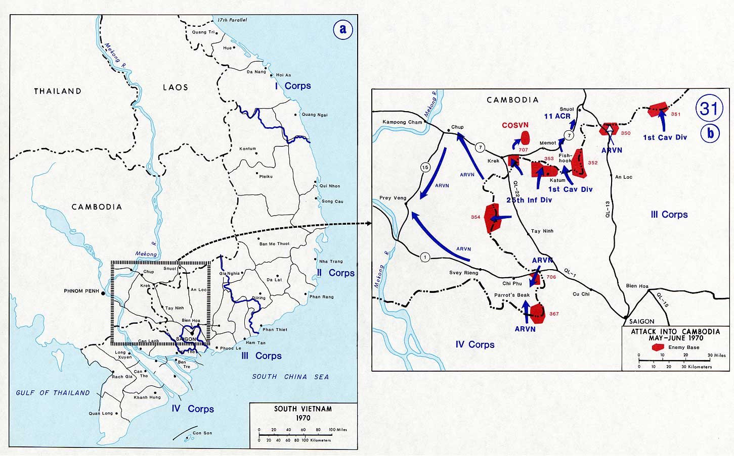 Vietnam war map 31