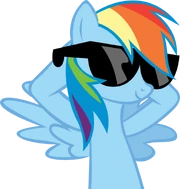 FANMADE Rainbow Dash chillin