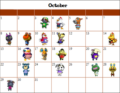 October