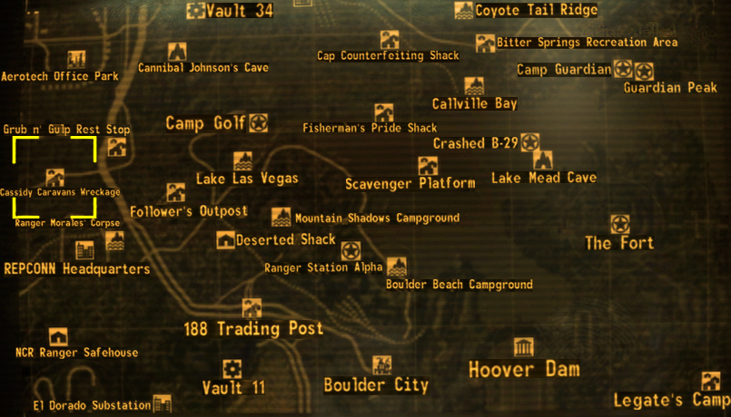 Cassidy Caravans Wreckage The Fallout Wiki Fallout New Vegas And More