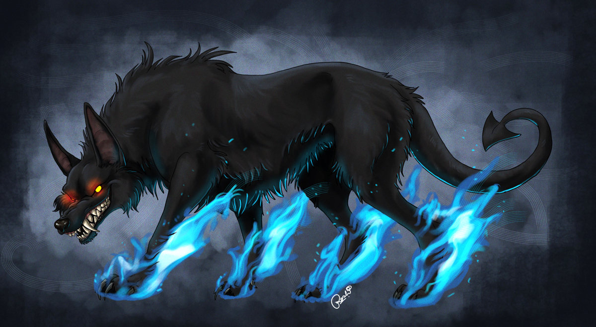 Image - Hellhound by fuzzypinkmonster-d3aicl6.jpg - Percy Jackson ...