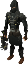 Karil the Tainted's equipment equipped