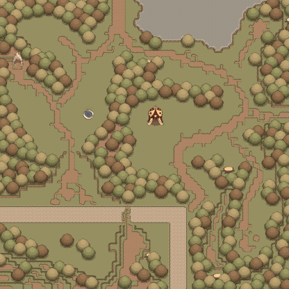 Map The Wooded Forest