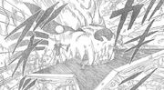 Naruto crea la Cabeza de Kurama