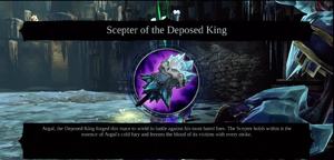Scepter despoed king