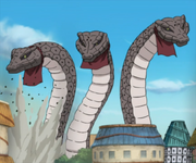 Three Ginat Snakes