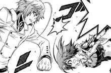 Hanten hits Medaka