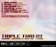 Triple Threat back cover art