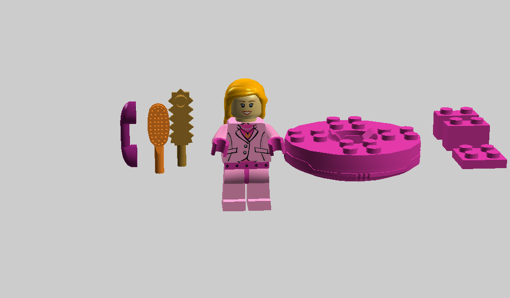 barbie doll lego