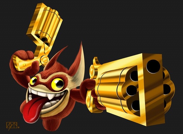 skylanders gold trigger happy