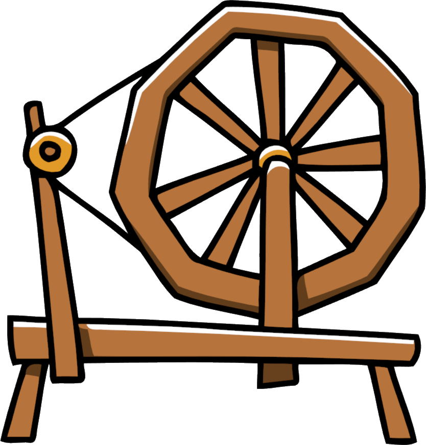 sleeping beauty spinning wheel clip art
