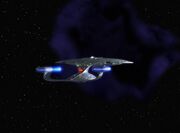 Enterprise Loch im Weltall