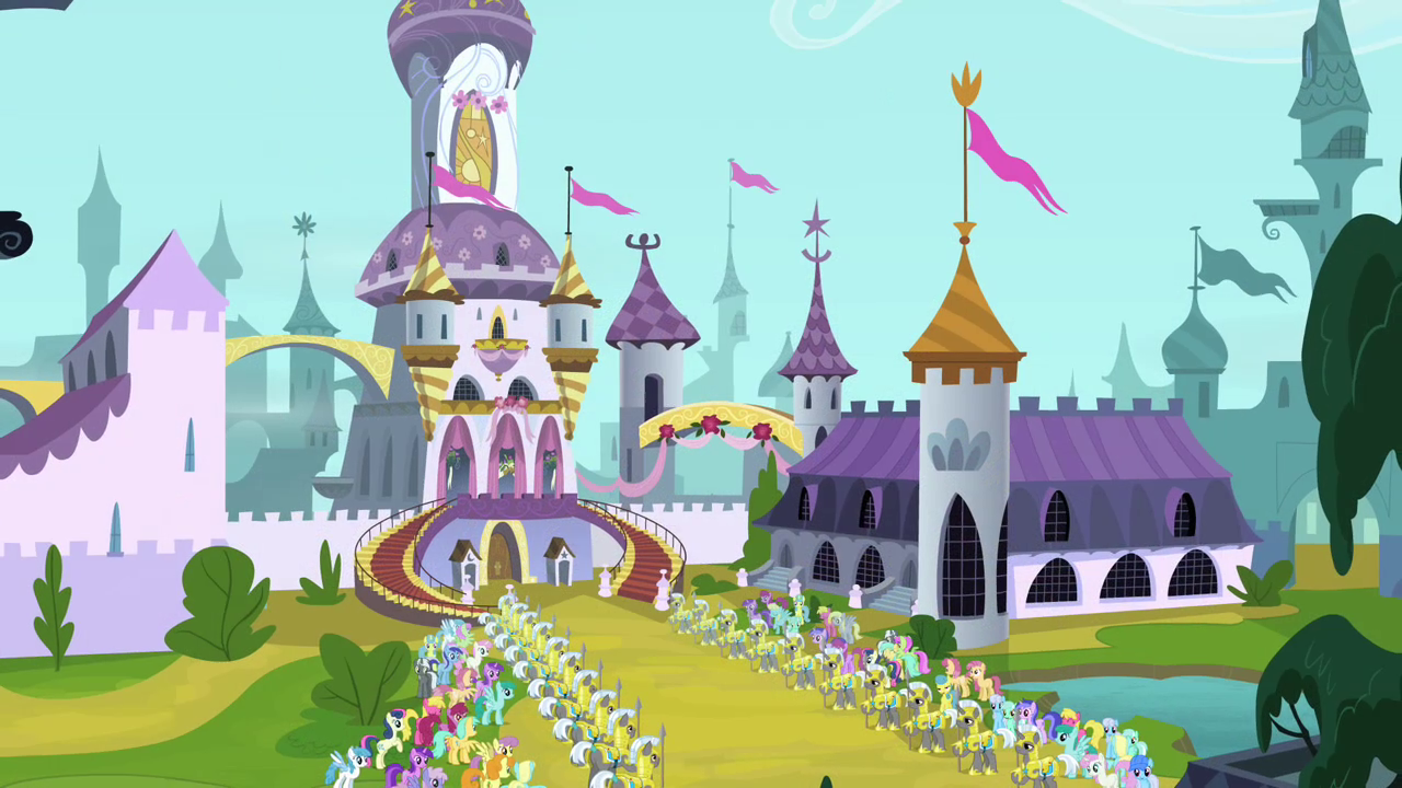 my little pony castle 80s