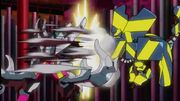 Number 34 Terror-Byte is attacked