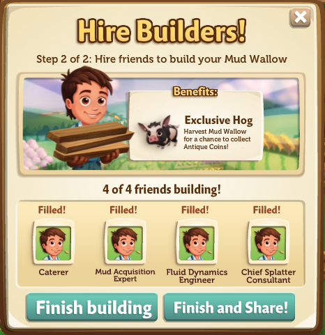 Mud Wallow building phase 2