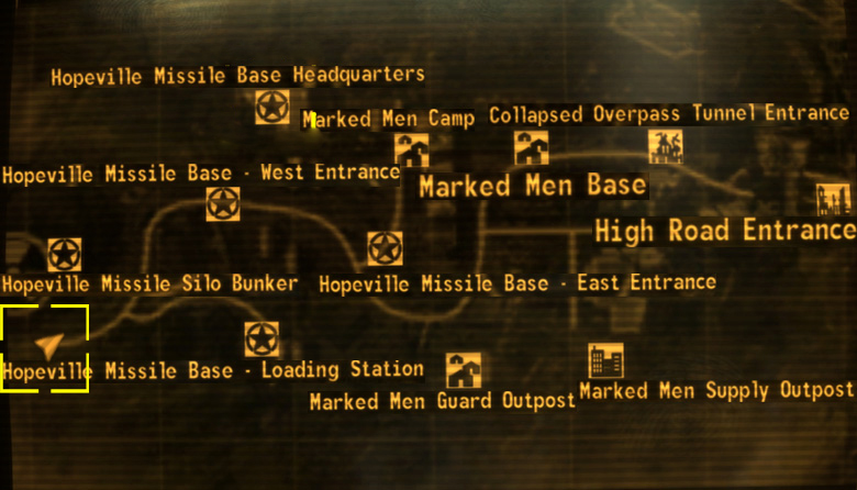 Lonesome Road map marker images - The Fallout wiki - Fallout: New Vegas