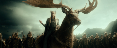 Thranduil an der Spitze seiner Armee