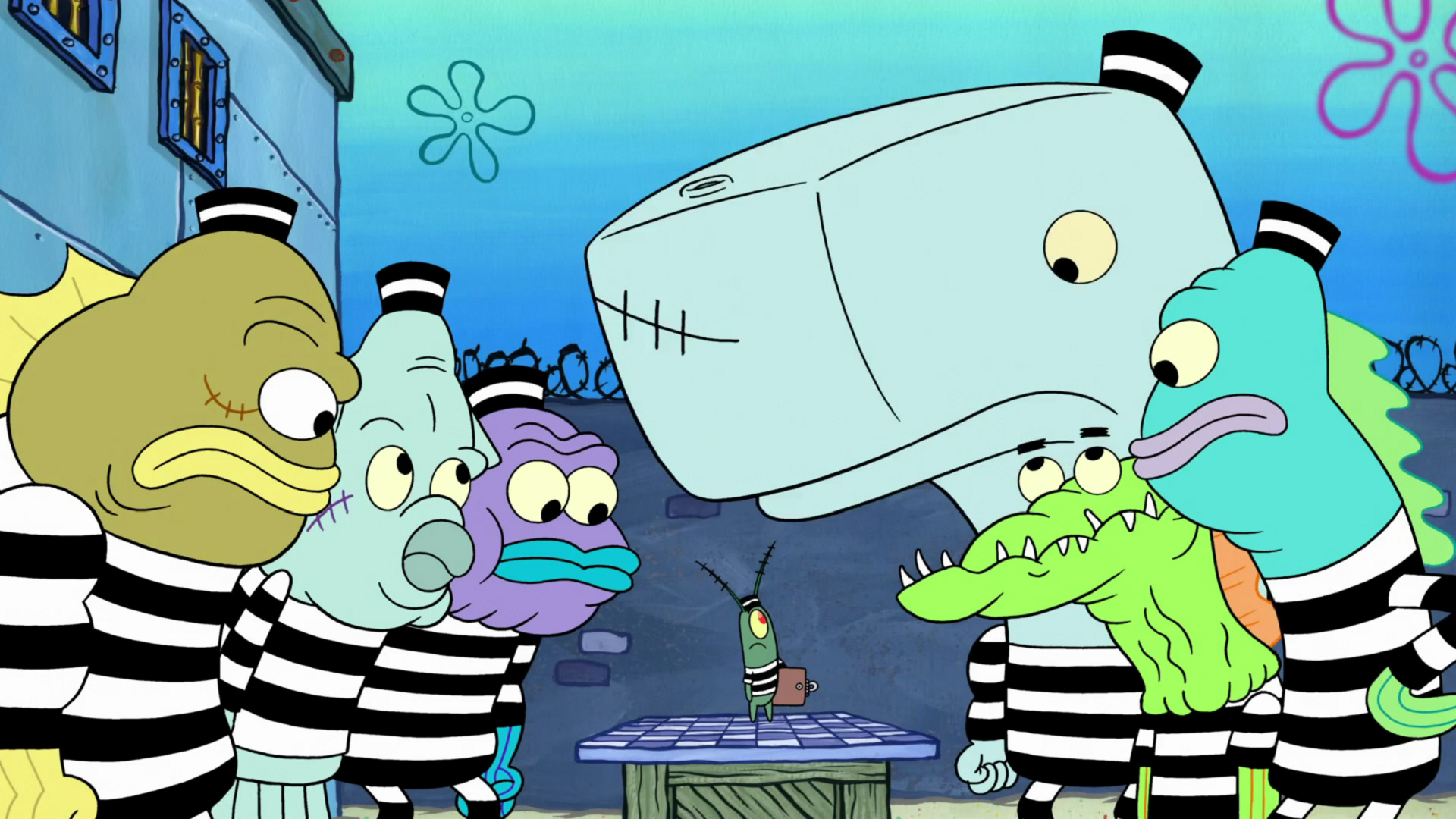 Plankton's Cellmates - Encyclopedia SpongeBobia - The SpongeBob