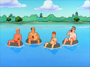 Guys in Floaties