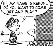 Rerun and Snoopy