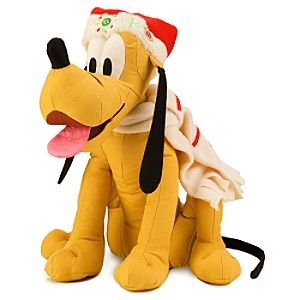 pluto christmas plush