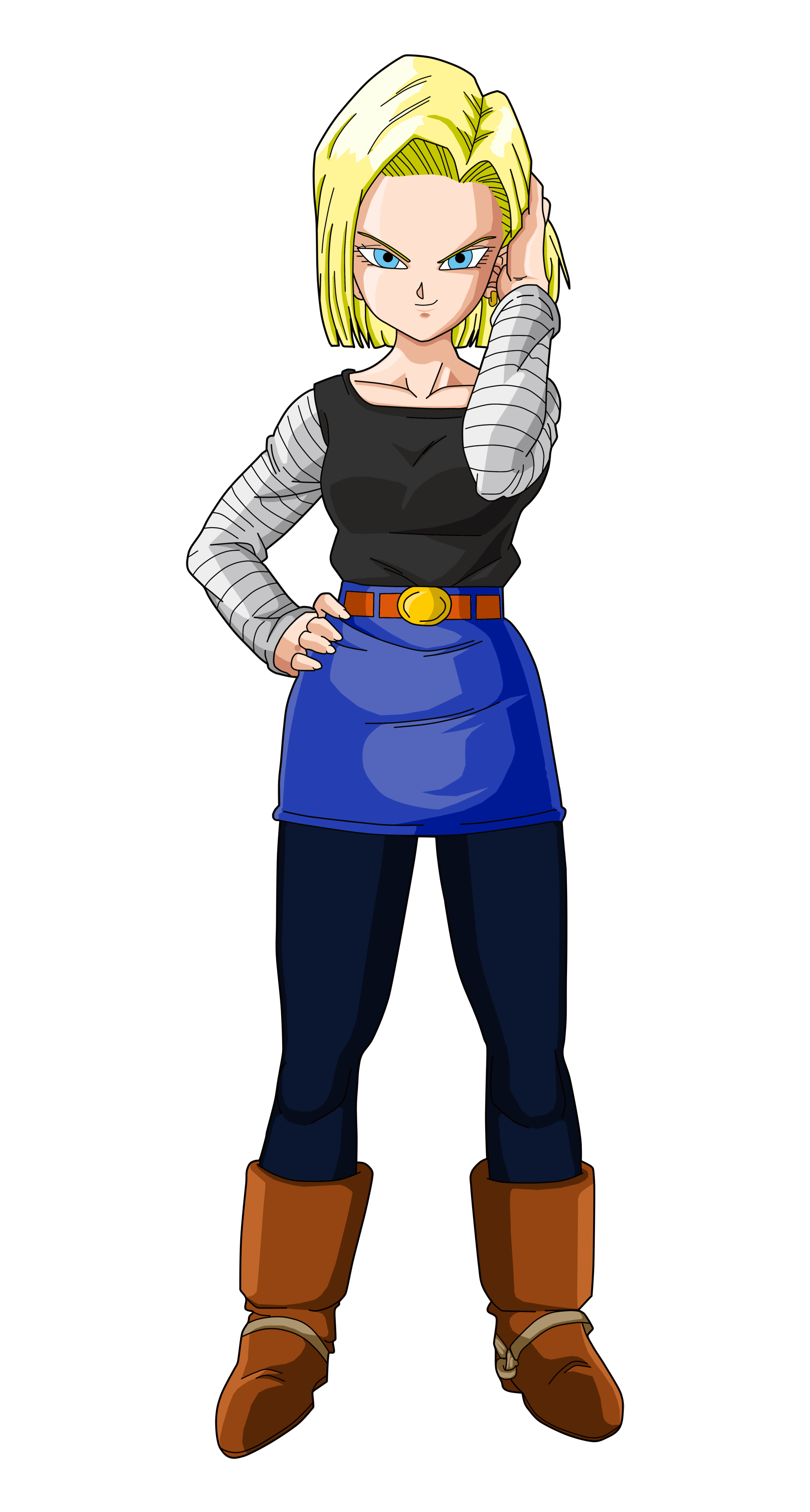 dbz android 18 naked hot