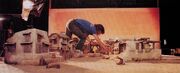 Old Bandi City maquette prepared for filming by Barbara Affonso