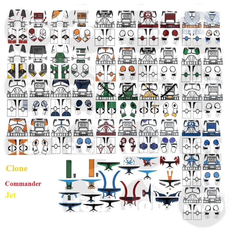 custom lego star wars decals