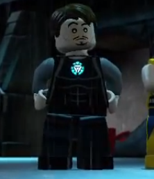 lego tony stark face