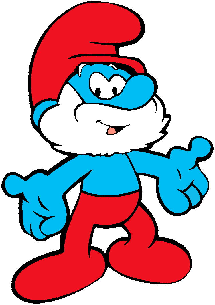 papa smurf teddy bear