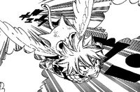 Natsu and Happy Flies Back To FR