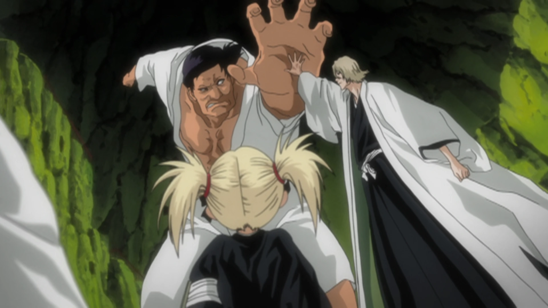 Urahara Saves Hiyori Bleach Anime High Five