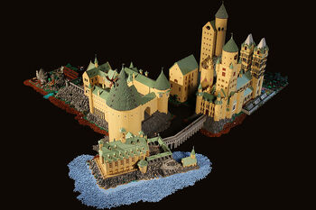 400000-Piece-LEGO-Hogwarts-by-Alice-Finch