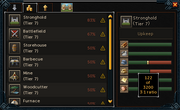Job list interface