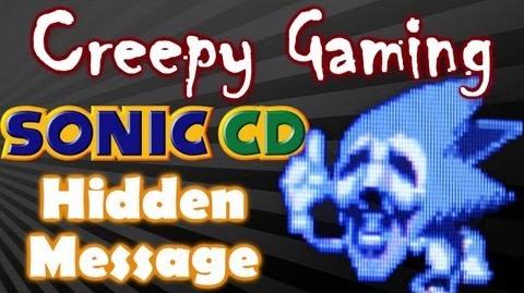 sonic cd creepy message code
