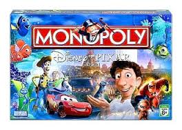 disney pixar monopoly rules