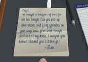 Trisha New Note