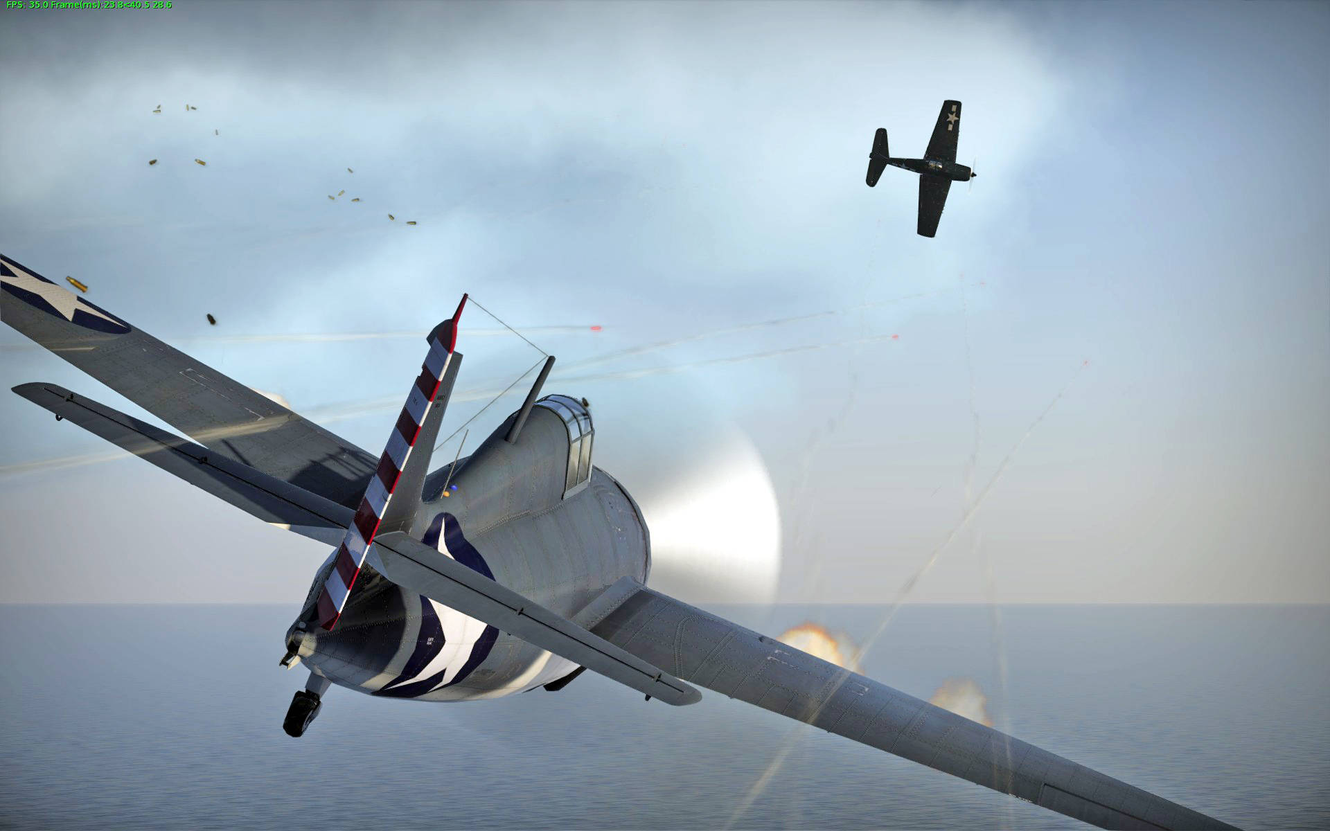 piston aircraft air combat maneuvers