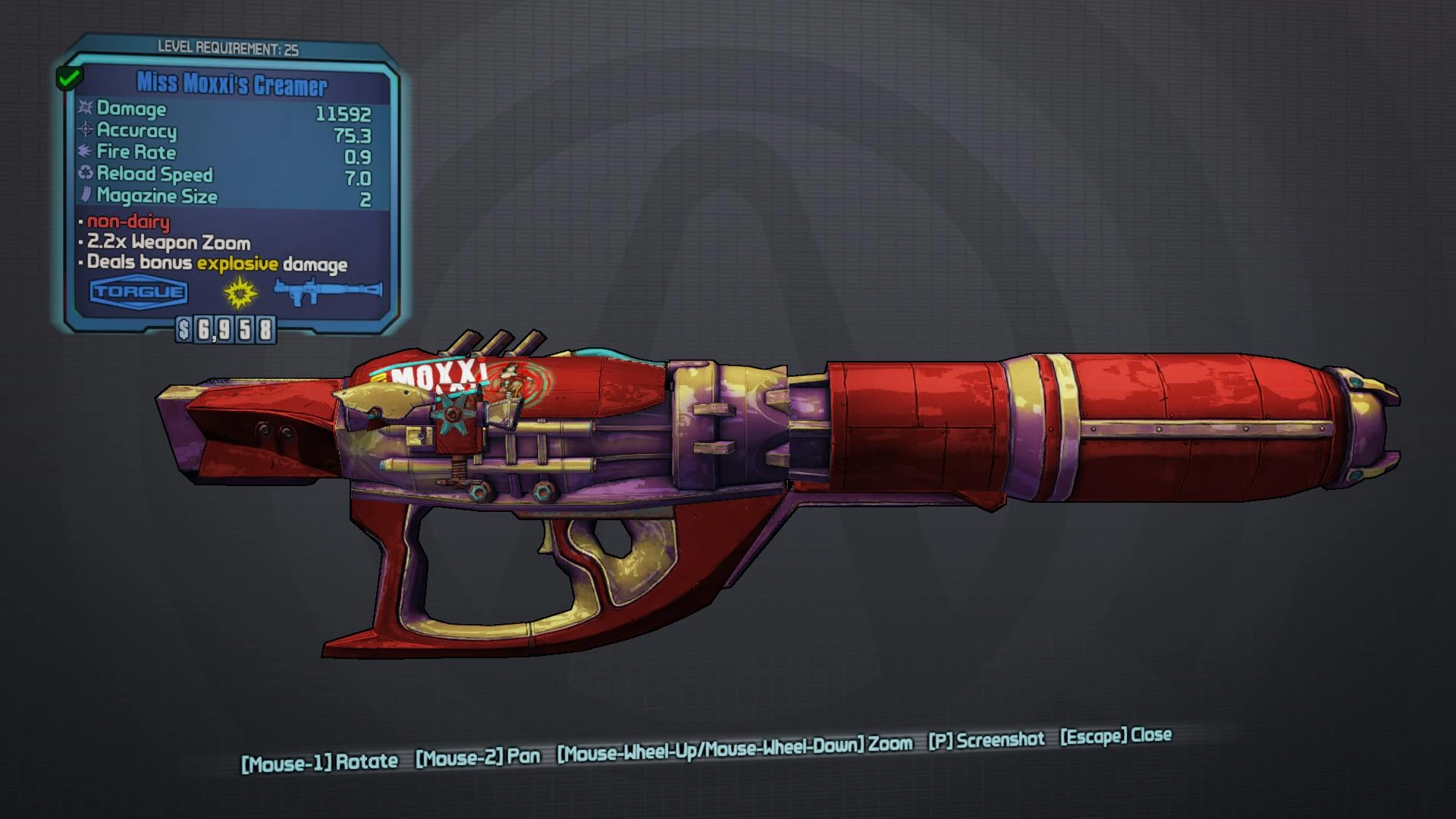 Creamer/Variant Chart Borderlands Wiki Walkthroughs, Weapons