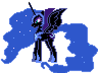 FANMADE Nightmare Moon left
