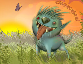 Cute chupacabra