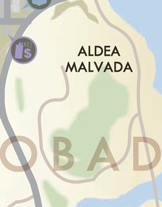 Aldea Malvada-Karte