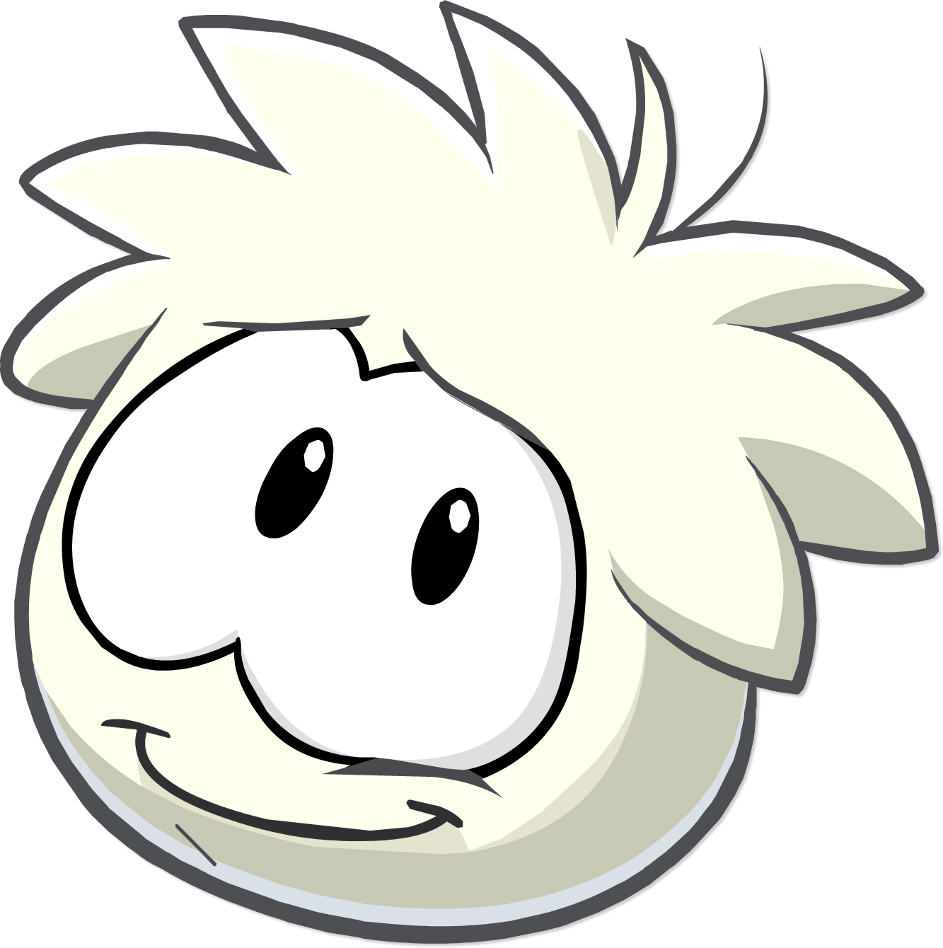 white puffle plush