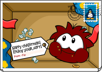 Jwmaroonpufflegift