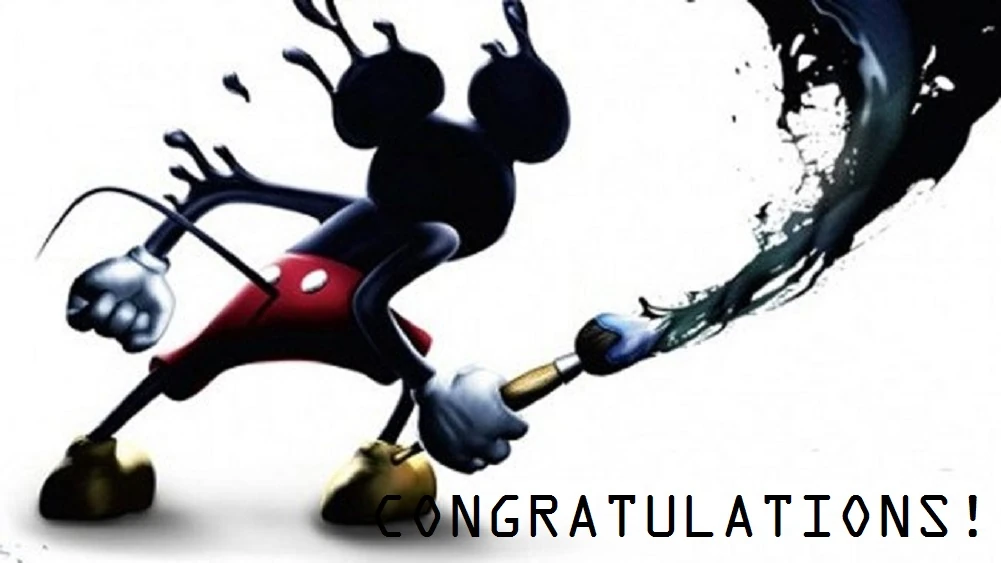 Image Mickey mouse congratulations.jpg World of Smash Bros Lawl Wiki