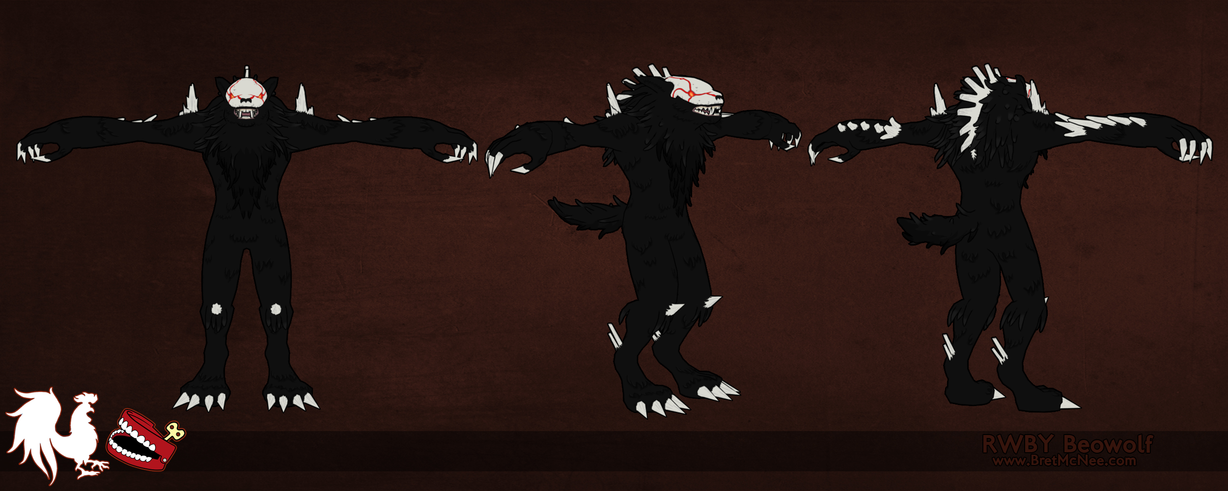 rwby alpha beowolf statue