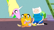200px-Lady, Jake, Finn and pups