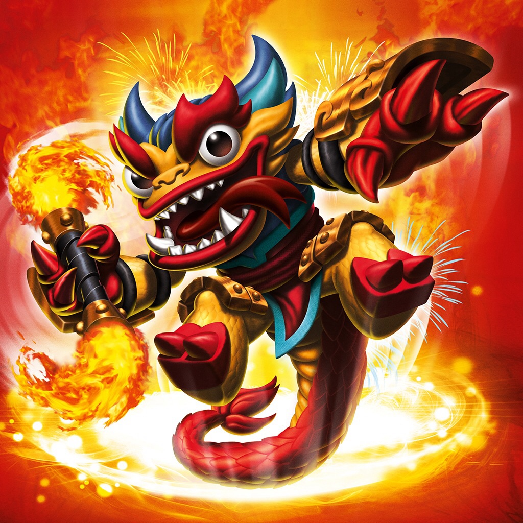 skylanders all fire characters